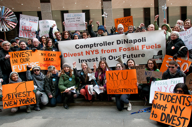 Divest NY Protest