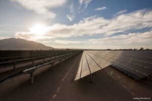 First Solar PV Plant - fixed tilt